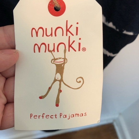 Munki Munki Pajama Dress Navy Tie Dye - Picture 8 of 11